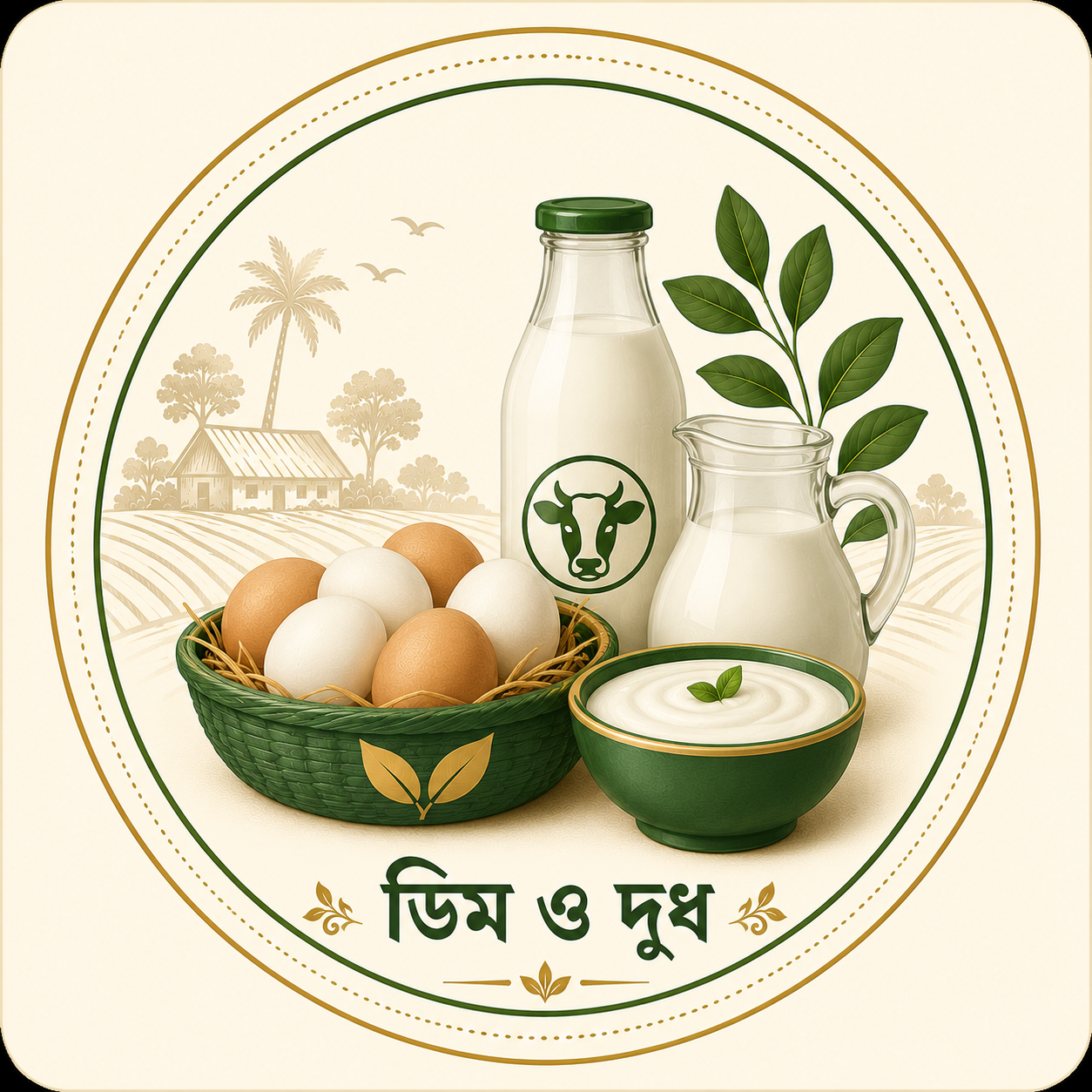 ডিম ও দুধ