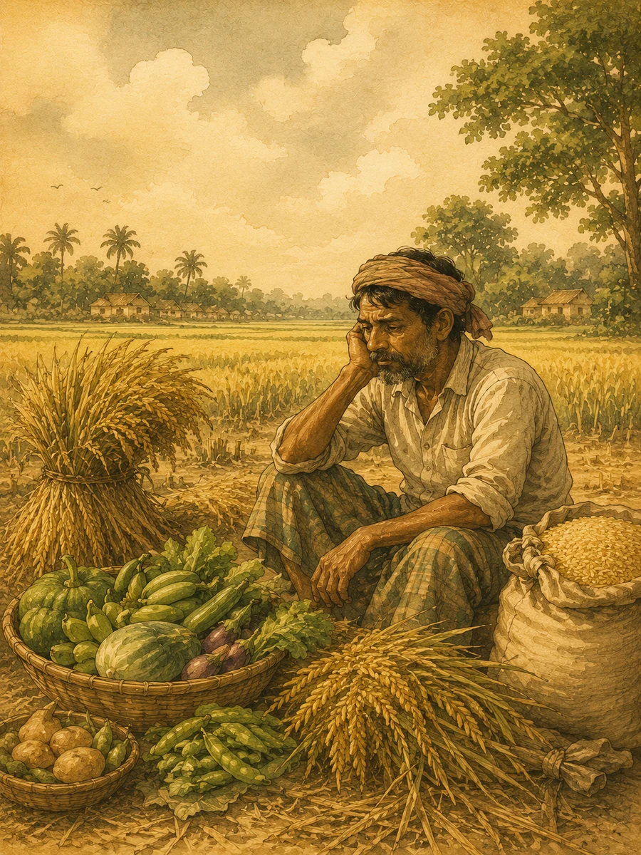 কৃষকের কষ্ট